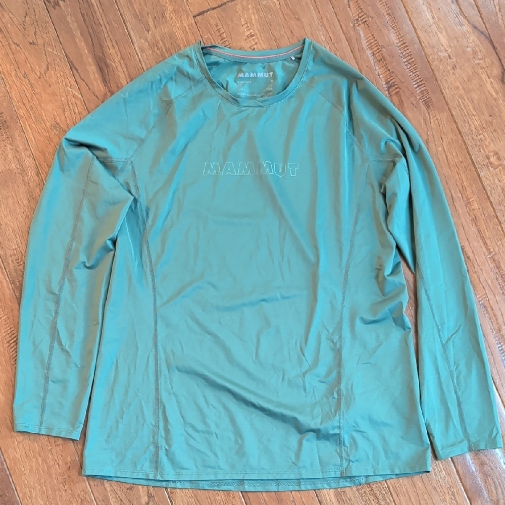 Mammut Selun FL Longsleeve Men's Teal Long Sleeve Shirt